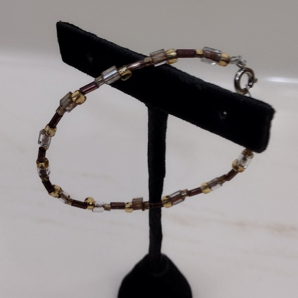 Brown Beaded Bracelet